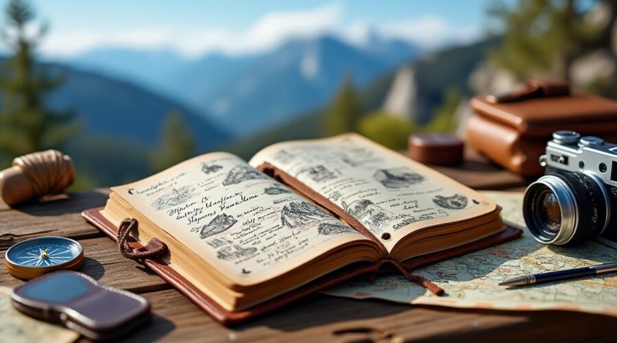 découvrez grand voyageur, le journal en cuir élégant et durable, parfait pour consigner vos aventures autour du monde en 2025. un compagnon idéal pour les explorateurs et amoureux de l’écriture !